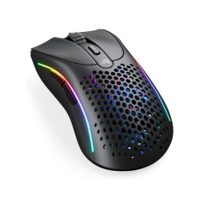 Glorious Gaming - Model D 2 Wireless Ergonomic Mouse, Superlight 66g, up to 210 hr Battery Life, 26K Optical Sensor, 6 Programmable Buttons, 80 Million Clicks, FPS, MMO, MOBA, Battle Royale (Black)